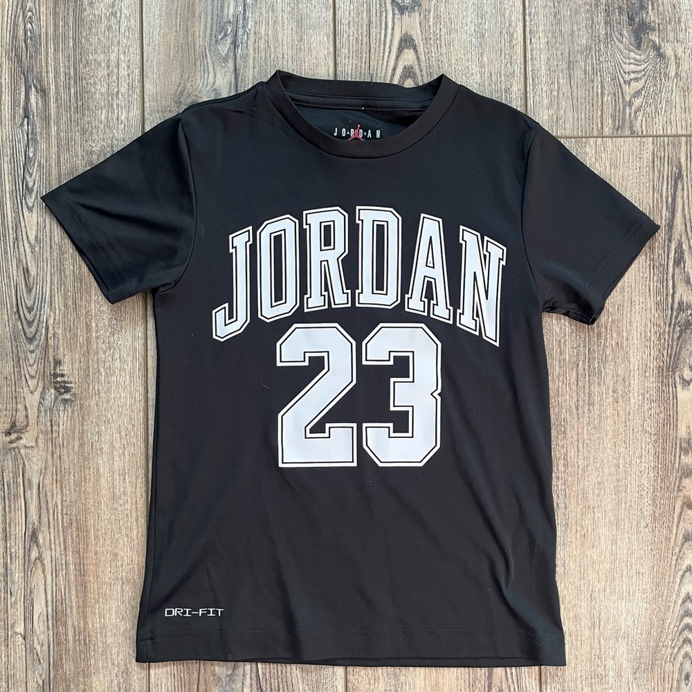 Jordan Dri-FIT T-Shirt Youth Size S (8-10 Yrs) Black #23 Michael Jordan